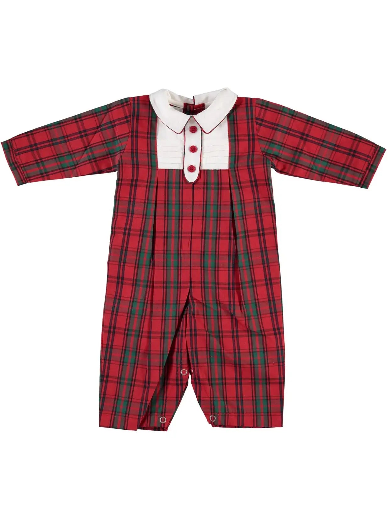 Christmas Plaid Coverall